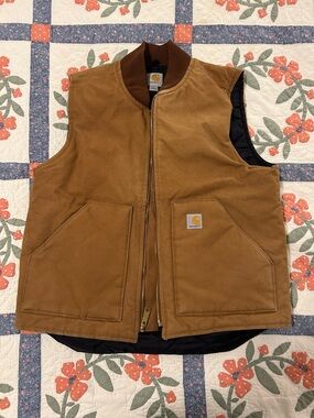 Carhartt Brown Workwear Duck Vest